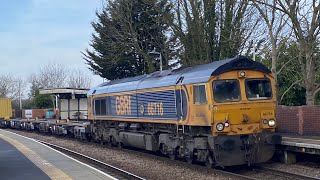 “Locomotive and carriage institution centenary 1911-2011” 66716 GBRf 4L11 with 15 containers 3/2/25