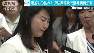 IR実施法案が可決　付帯決議巡り野党議員が涙(18/07/19)