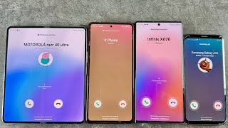 Incoming Call Samsung Galaxy Fold 5 + Samsung Galaxy Note 10 + Samsung Galaxy S24 Ultra + Samsung S9