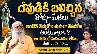 Sant Sadhanananda Giri : అమ్మవారికి సమర్పించిన కోళ్లు మేకలు తింటే జరిగేది ఇదే | @iDreamDevotional