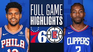 76ERS at CLIPPERS | FULL GAME HIGHLIGHTS | March 24, 2024