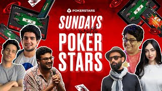 Sundays with PokerStars ft. @GamerFleet @beyounick @KaruneshTalwar @KaashPlays @tanmaybhat