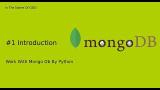 Work With Mongo Db By Python 🍃