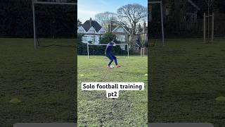 Solo football training pt2 | individual training | skills #football #footballtraining #shorts