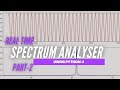 Realtime Audio Spectrum Analyser Using Python 3 | Part 2