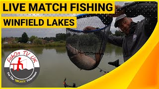 LIVE MATCH FISHING : WINFIELD LAKES : NOSH \u0026 THE OLD BOYS