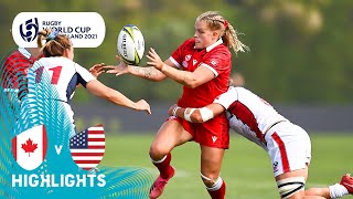 Rivals Canada and USA face off in an EPIC clash | RWC2021 Highlights