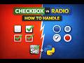 Selenium Checkbox & Radio Button Handling (Don’t Make These Mistakes) #selenium #python