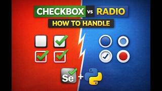Selenium Checkbox & Radio Button Handling (Don’t Make These Mistakes) #selenium #python