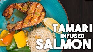 🇯🇵  TAMARI Salmon with Ginger, Lemon \u0026 Spring Onions | Easy Weeknight Meals | Kravings