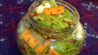 তেল মশলা ছাড়া  জলপাইের আচার । pickles । Abtahee Kitchen