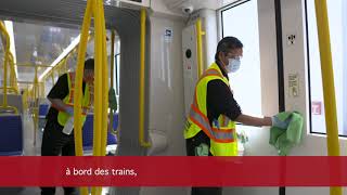 Renforcement du nettoyage | Reprise des services complets d’OC Transpo