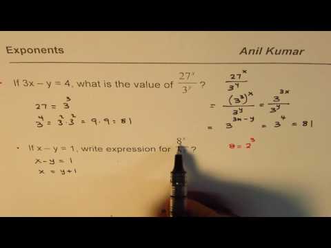 SAT Exponent Practice Questions SAT Exponent Practice Questions