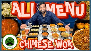 Eating All Menu at Chinese Wok | Veggie Paaji  Food Challenge