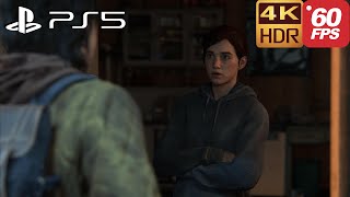 Jesse Teases Ellie About Kissing Dina Scene | The Last Of Us Part 2 PS5 60FPS 4K HDR