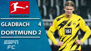 Erling Haaland’s brace OUTDONE as Dortmund falls to Gladbach | ESPN FC Bundesliga Highlights