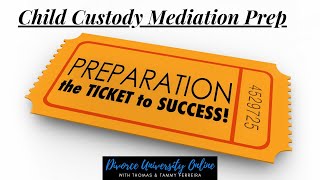 How To Prepare For Child Custody Mediation | Court Ordered Mediation