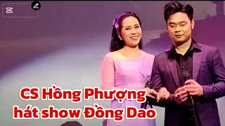 Ca sỹ Hồng Phượng hát show phòng trà Đồng Dao