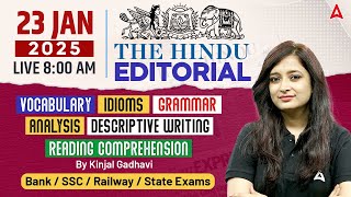 Hindu Editorial Analysis | 23 January 2025 | Vocab, Grammar, Reading, Skimming | By Kinjal Gadhavi