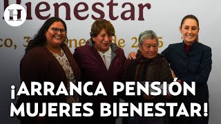 ¡Delfina Gómez y Claudia Sheinbaum reconocen a las mujeres! Entregan tarjetas de Pensión Bienestar