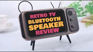 Retro Tv Bluetooth Speaker Mobile Phone Holder Review 2020