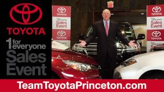 Team Toyota Of Princeton - 1 For Everyone Sales Event