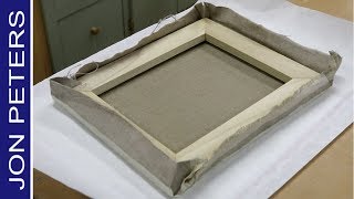How to make a Canvas Stretcher & Re Stretch a Painting