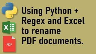 PYTHON: Renaming PDFs using an Excel file and splitting PDF pages