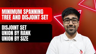 DSA in Python - Disjoint Set (Union-Find) | Path Compression + Union by Size/Rank | Part 158 [Hindi]