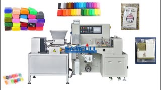 China Samfull automatic car clay bar extruding packing machine