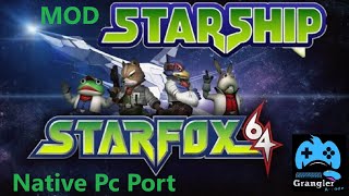 Yeaaaa Starfox 64 Native Pc Port (Starship) Mod 4K Ray Tracing gl + Reflections.