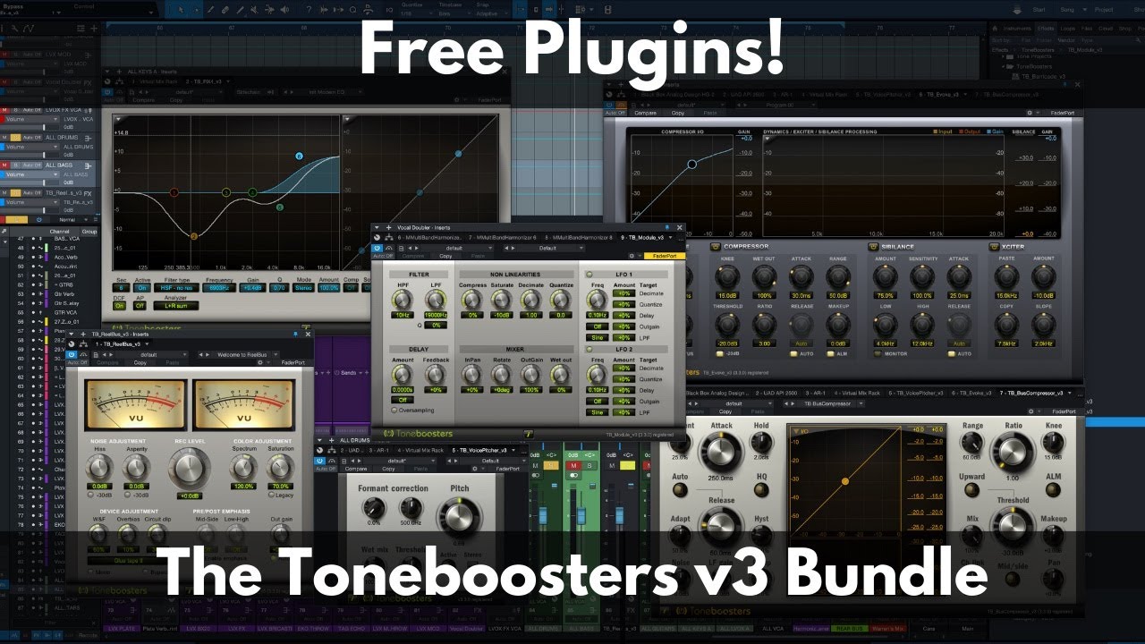 Free Plugins! | The Toneboosters V3 Bundle - YouTube