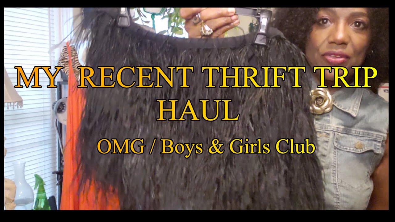 My Recent Thrift Trip Haul Youtube