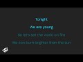 fun. ft. janelle monáe we are young karaoke version