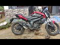 dominar250 with akrapovic exhaust only one in youtube dominar400 dominar dominar250