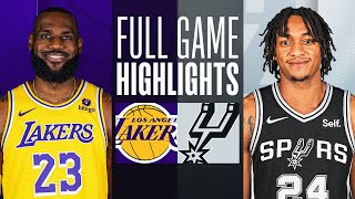 LAKERS at SPURS | FULL GAME HIGHLIGHTS | December 15, 2023