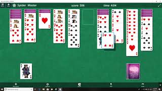 Spider solitaire 2 suits level 75!