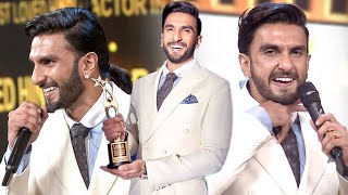 Ranveer Singh Shares His Love Towards South Fans After Winning "Most Popular Hindi Actor in South"