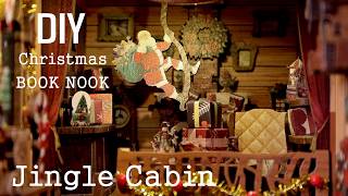 DIY Miniature Dollhouse Kit l Jingle Cabin Book nook l 징글 케빈 북눅 l 미니어처 miniature 쉽게 만들기