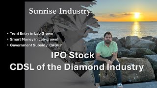 Lab Grown Diamond Sunrise Sector | Listed Players | CDSL of the Diamond Industry | IPO of the Year?