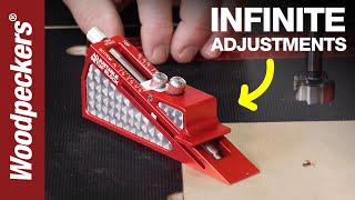 This NEW Setup Block Has Infinite Adjustments | Deep Dive | Woodpeckers Woodworking Tools