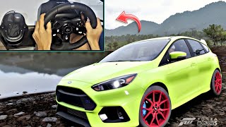RACING WITH "FORD FOCUS RS" + STEERING WHEEL LOGITECH G920 | FORZA HORIZON 5 GAMEPLAY