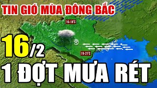 Dự báo thời tiết hôm nay và ngày mai 16/2/2025 | Dự báo thời tiết trong 3 ngày tới