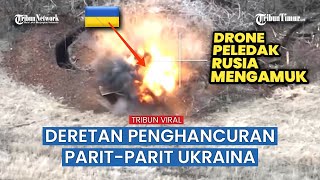 Ruang Istirahat Ukraina di Medan Perang Jadi Target Serangan Drone FPV Rusia!