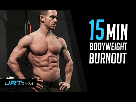 15 Minute Bodyweight Burnout - Total Body Workout - YouTube