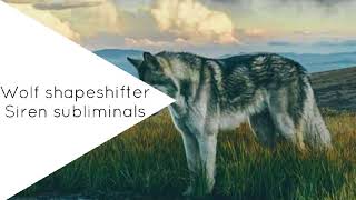 become a wolf Shapeshifter || Subliminal