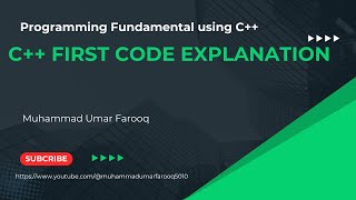 C++ first code explanation #coding #programming #C++