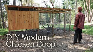 Man Builds Epic Mid-Century Modern Chicken Coop Using Recycled Materials—Part 3
