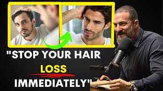 How to Stop Hair Loss Before it's Too Late | Andrew Huberman | NEUROSCIENTIST | hubermanlab | hair