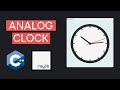C++ & raylib Analog Clock Tutorial OOP